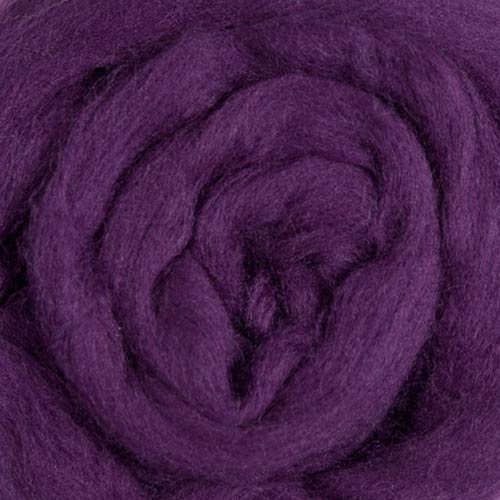 108 - Gordita Purple chunky ecological merino wool
